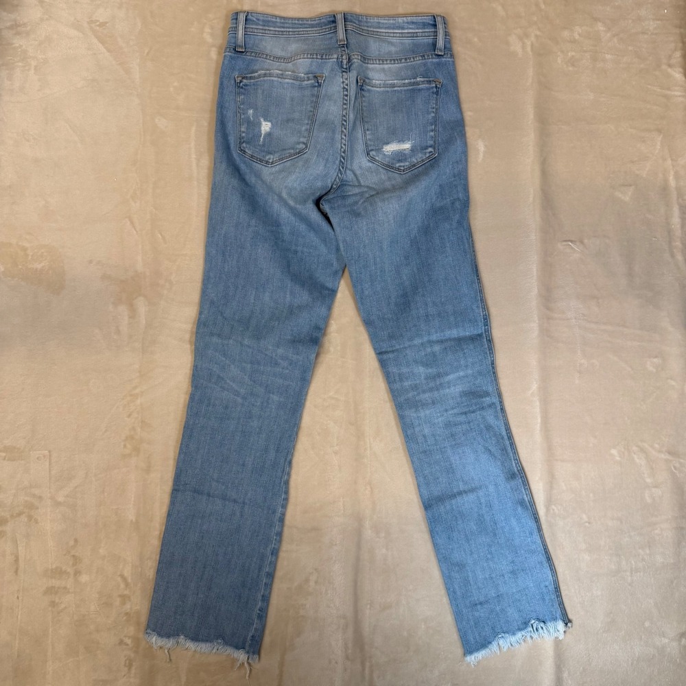 Flying Monkey Women's Light Blue Distressed Boot Cut Jeans - Picture 8 of 8